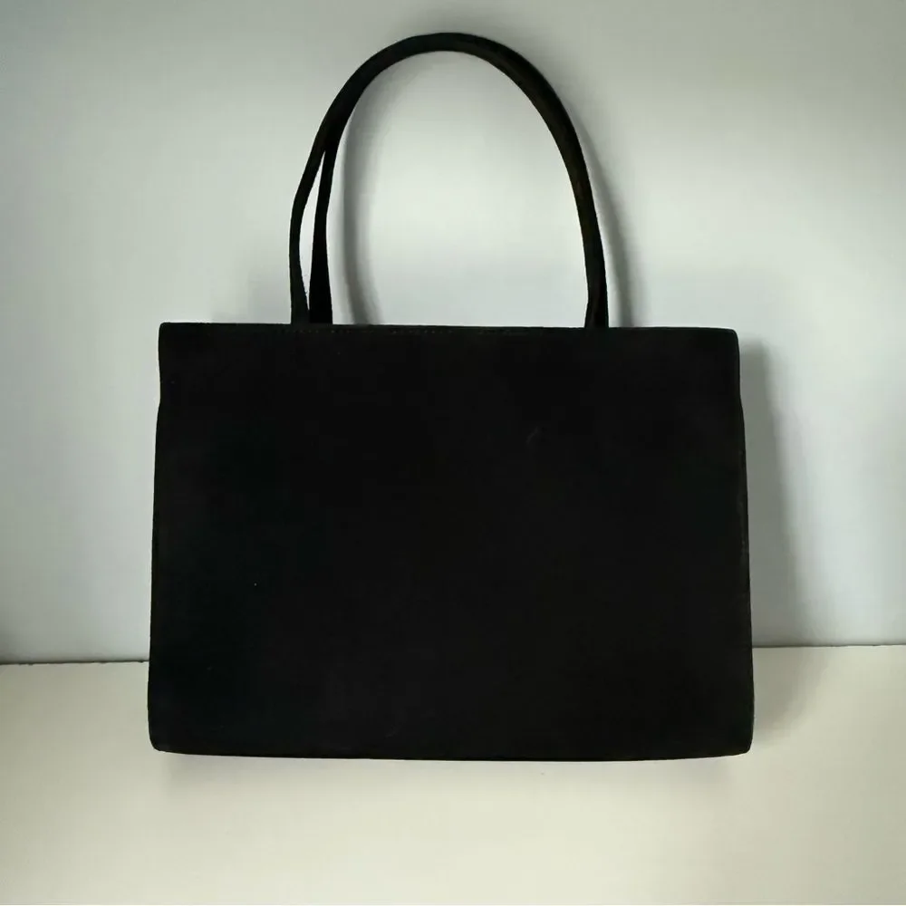 Rare Couture Tanner Krolle Black Suede Tote Bag – Icon of British Luxury Handbag